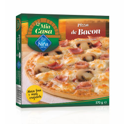 Pizza de bacon al horno de...